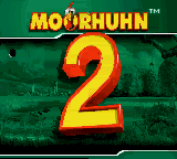 Moorhuhn 2 Die Jagd Geht Weiter title screen for GameBoy Color